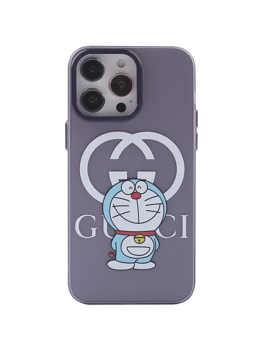 Apple İphone 14 Pro Kılıf Prada Desenli Kapak - Prada Mor - 3