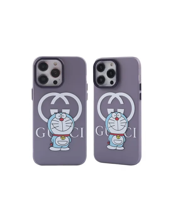 Apple İphone 14 Pro Kılıf Prada Desenli Kapak - Prada Mor - 3