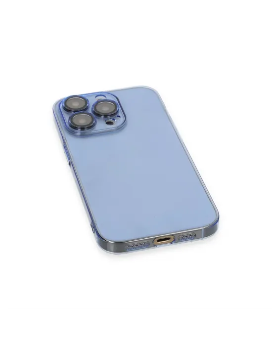 Apple İphone 14 Pro Max Kılıf Armada Lensli Kapak - Sierra Blue