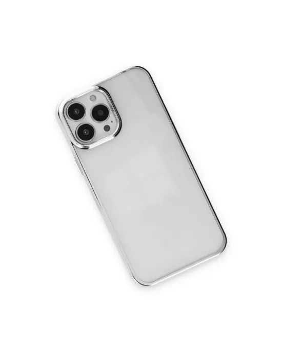 Apple İphone 14 Pro Max Kılıf Element Silikon - Gümüş