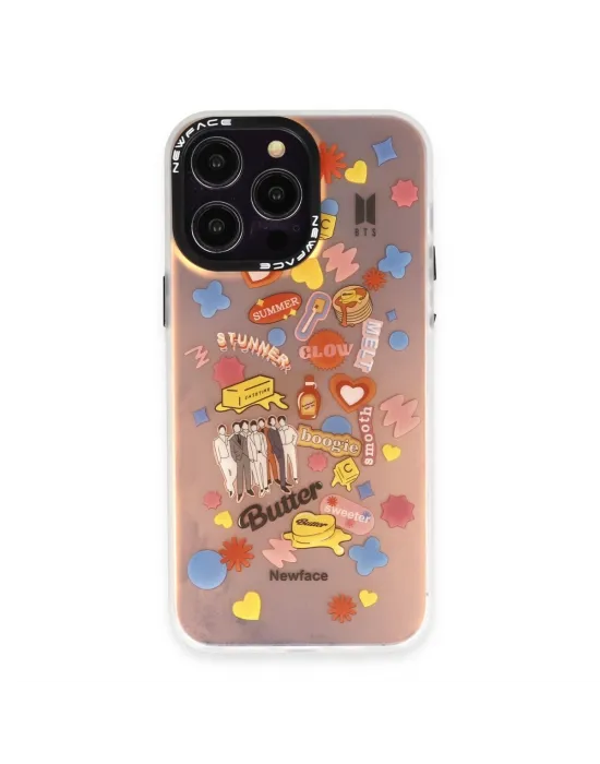 Apple İphone 14 Pro Max Kılıf Estoril Desenli Kapak - Estoril - 16