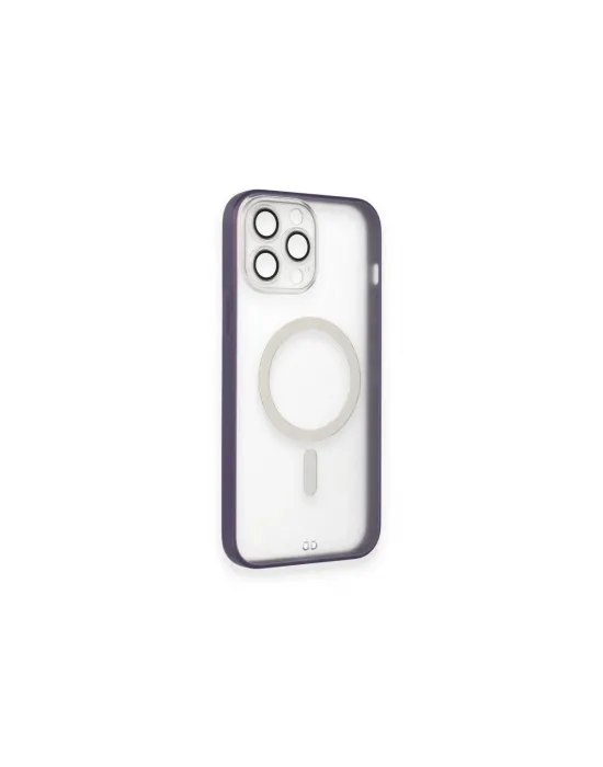 Apple İphone 14 Pro Max Kılıf Grand Magneticsafe Kapak - Mor