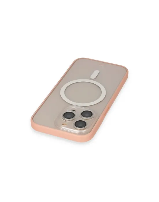 Apple İphone 14 Pro Max Kılıf Grand Magneticsafe Kapak - Pembe