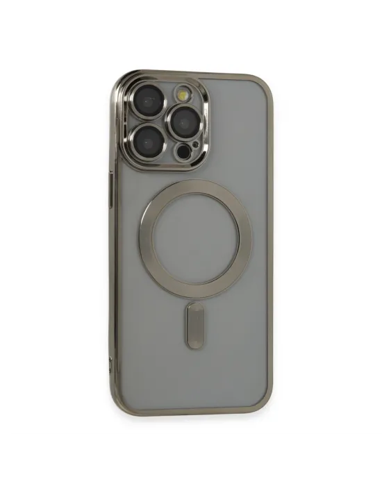 Apple İphone 14 Pro Max Kılıf Kross Magneticsafe Kapak - Titan Gri