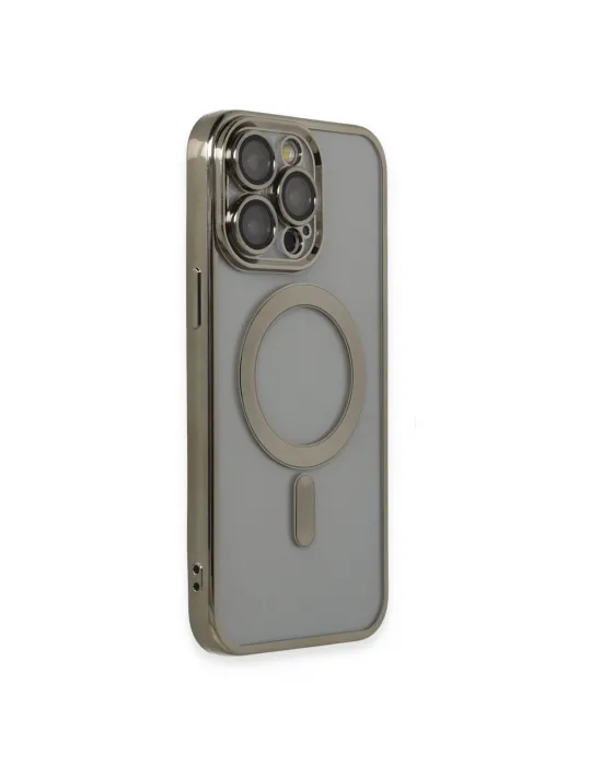 Apple İphone 14 Pro Max Kılıf Kross Magneticsafe Kapak - Titan Gri