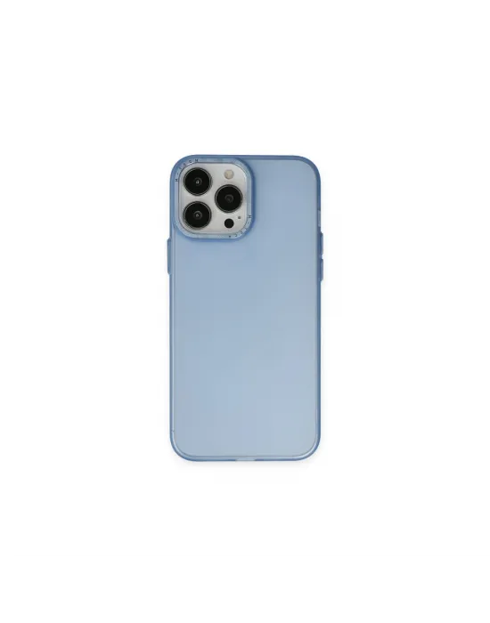 Apple İphone 14 Pro Max Kılıf Modos Metal Kapak - Mavi