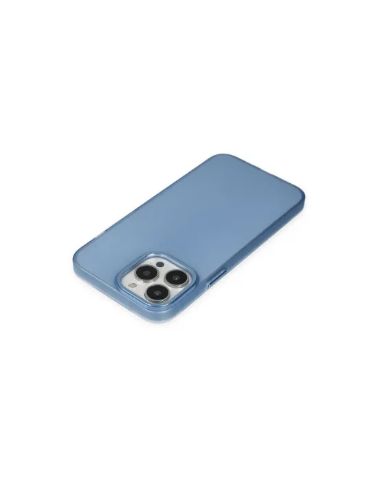 Apple İphone 14 Pro Max Kılıf Modos Metal Kapak - Mavi