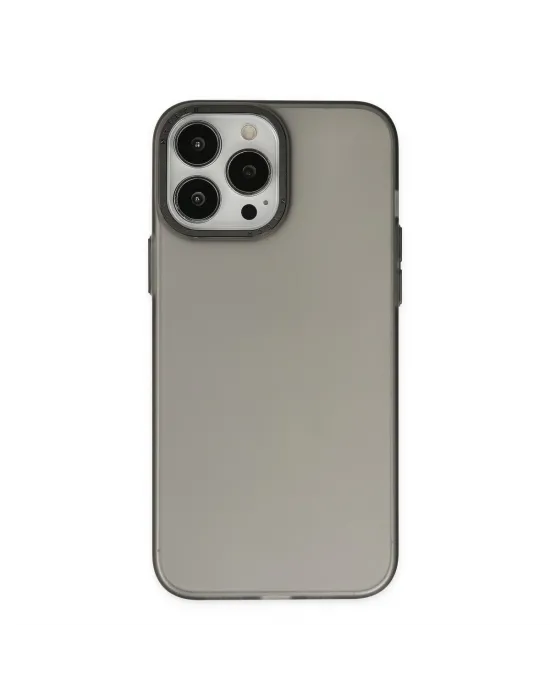 Apple İphone 14 Pro Max Kılıf Modos Metal Kapak - Siyah