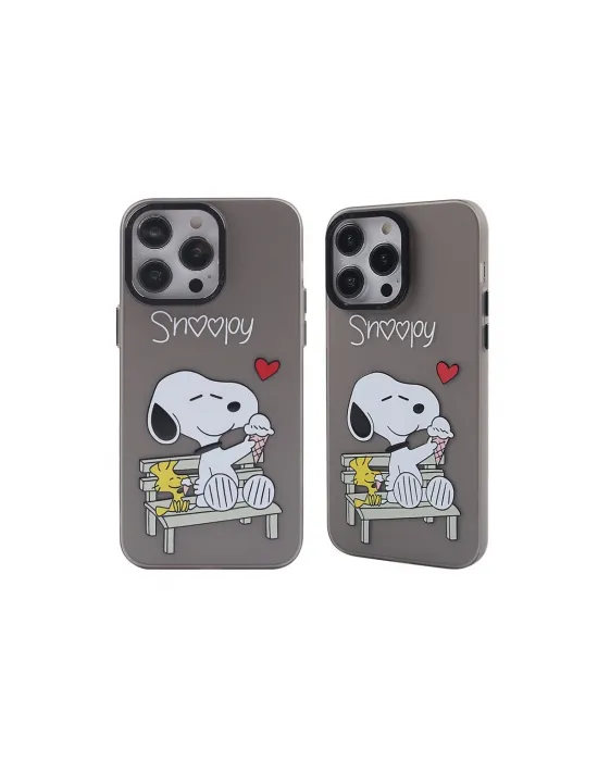 Apple İphone 14 Pro Max Kılıf Prada Desenli Kapak - Prada Siyah - 2