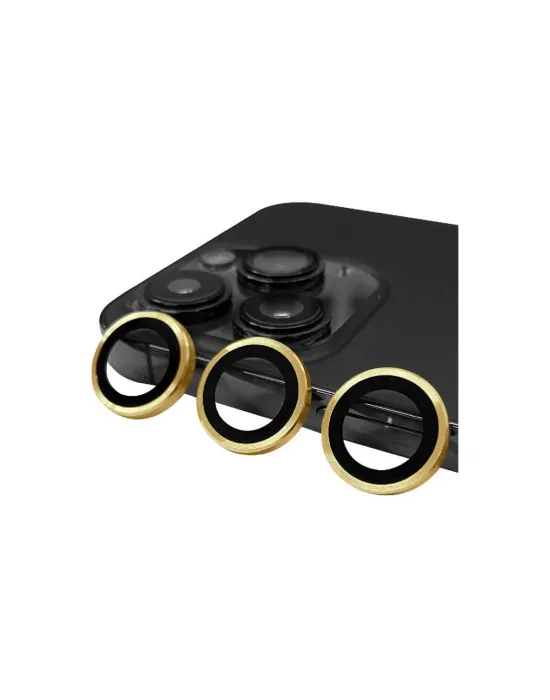 Apple İphone 14 Pro Max Raze Metal Kamera Lens - Gold