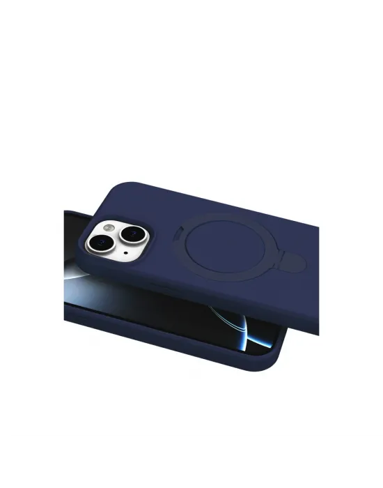 Apple İphone 14 Regal Magsafe Standlı Kapak - Lacivert