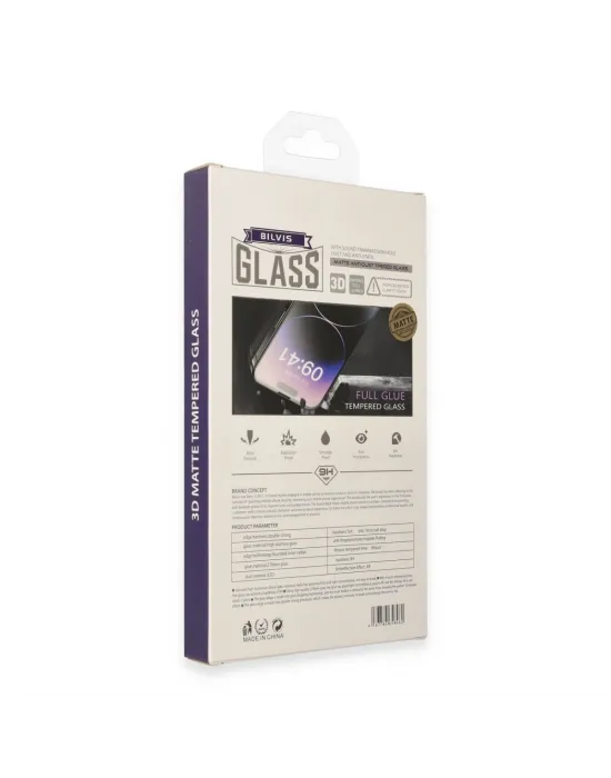 Apple İphone 15 Bilvis 3d Mat Cam Ekran Koruyucu