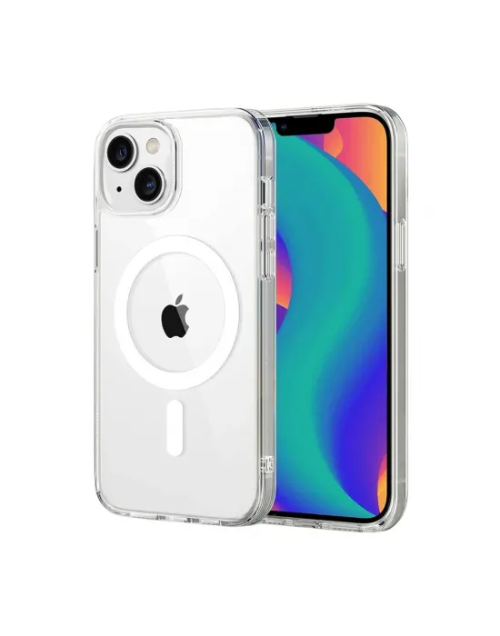 Apple İphone 15 Combo Sert Şeffaf Magsafe Kapak - Şeffaf