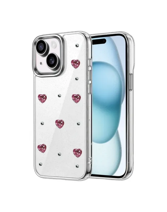 Apple İphone 15 Fiyonk Desenli Kapak - Desen 3