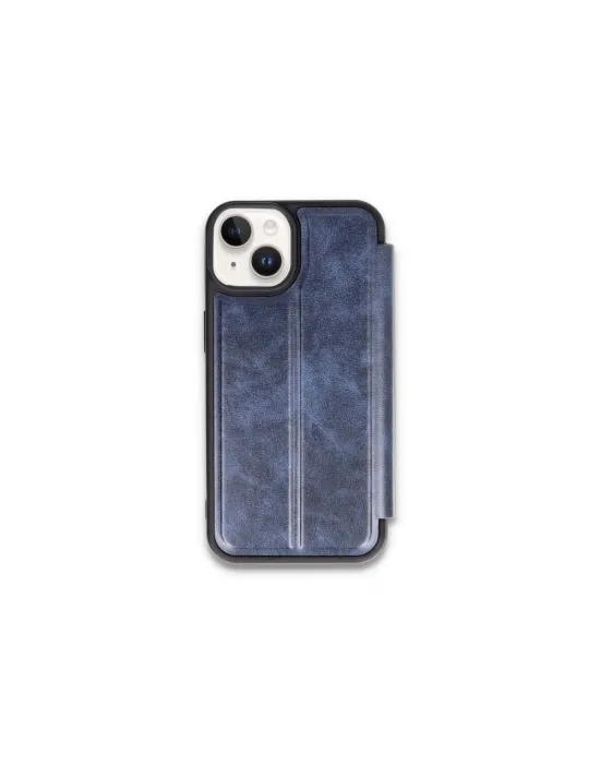 Apple İphone 15 Kılıf Flip Cover - Lacivert