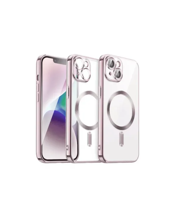 Apple İphone 15 Kılıf Kross Magneticsafe Kapak - Rose