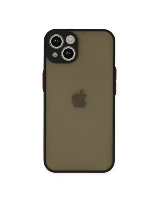 Apple İphone 15 Kılıf Montreal Silikon Kapak - Siyah