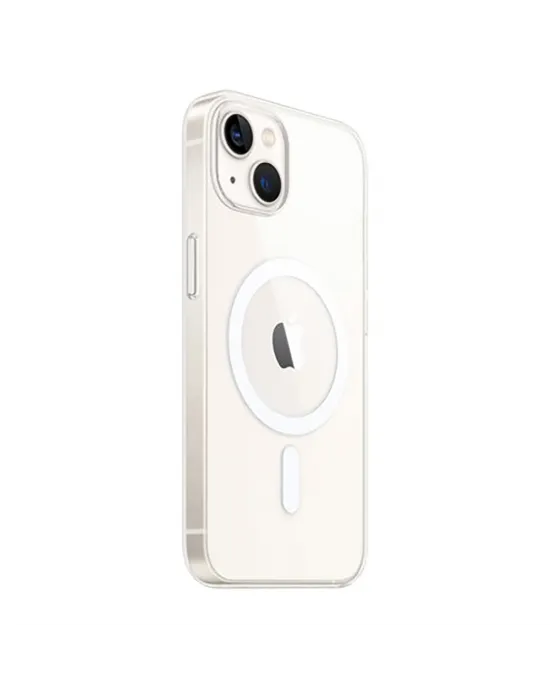 Apple İphone 15 Plus Kılıf Magneticsafe Şeffaf Silikon - Şeffaf