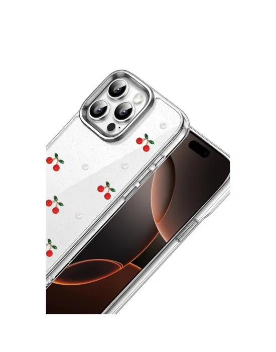 Apple İphone 15 Pro Fiyonk Desenli Kapak - Desen 9