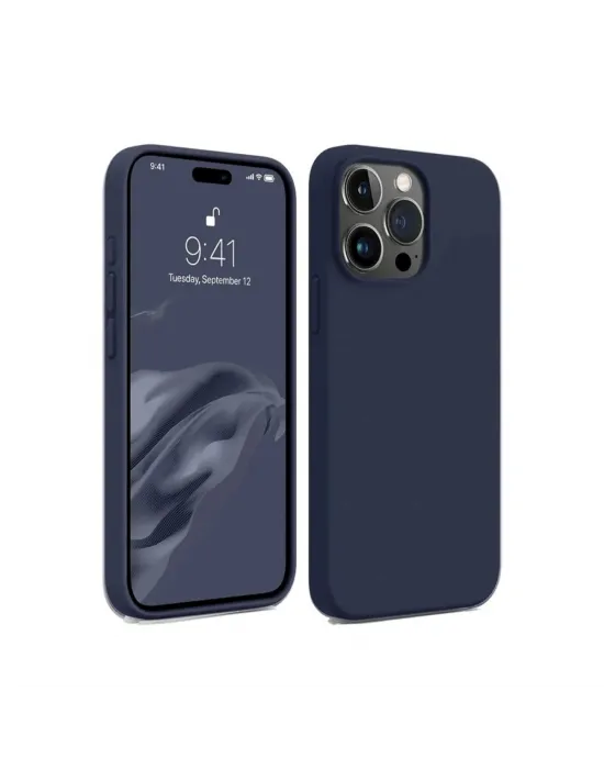 Apple İphone 15 Pro Kılıf First Silikon - Lacivert