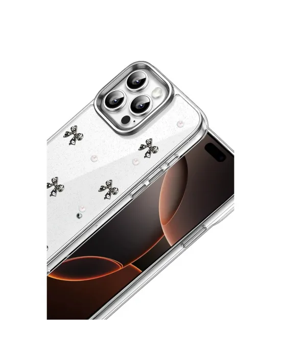 Apple İphone 15 Pro Max Fiyonk Desenli Kapak - Desen 8