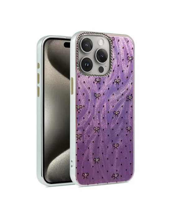 Apple İphone 15 Pro Max Kılıf Blade Aynalı Desenli Kapak - Desen 2