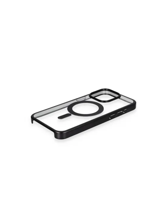 Apple İphone 15 Pro Max Kılıf Erozi Magsafe Kapak - Siyah