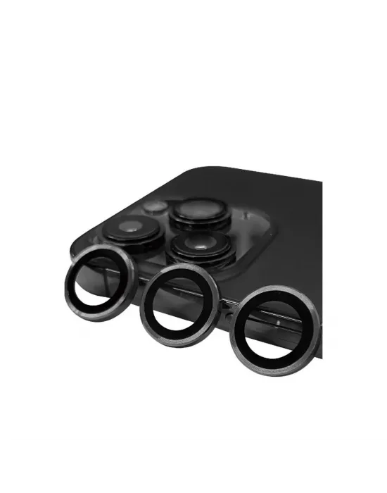 Apple İphone 15 Pro Raze Metal Kamera Lens - Titan Gri