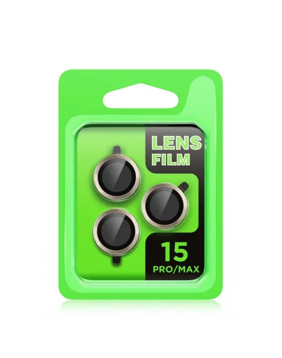 Apple İphone 15 Pro Raze Metal Kamera Lens - Titan Gri