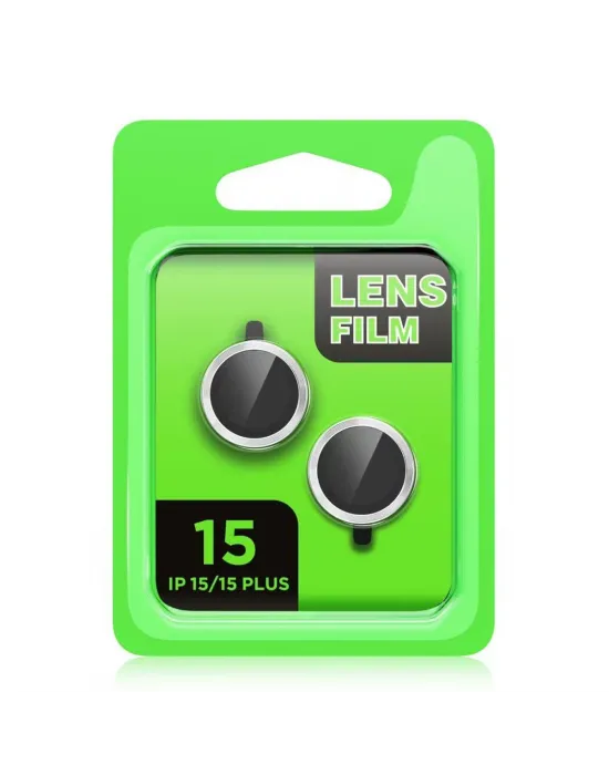 Apple İphone 15 Raze Metal Kamera Lens - Pembe