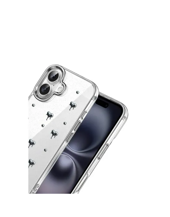 Apple İphone 16 Fiyonk Desenli Kapak - Desen 1
