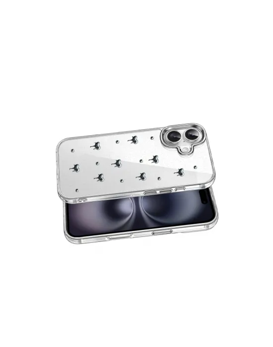 Apple İphone 16 Fiyonk Desenli Kapak - Desen 1