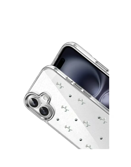 Apple İphone 16 Fiyonk Desenli Kapak - Desen 4