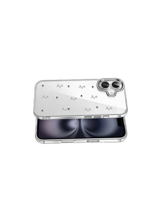 Apple İphone 16 Fiyonk Desenli Kapak - Desen 4