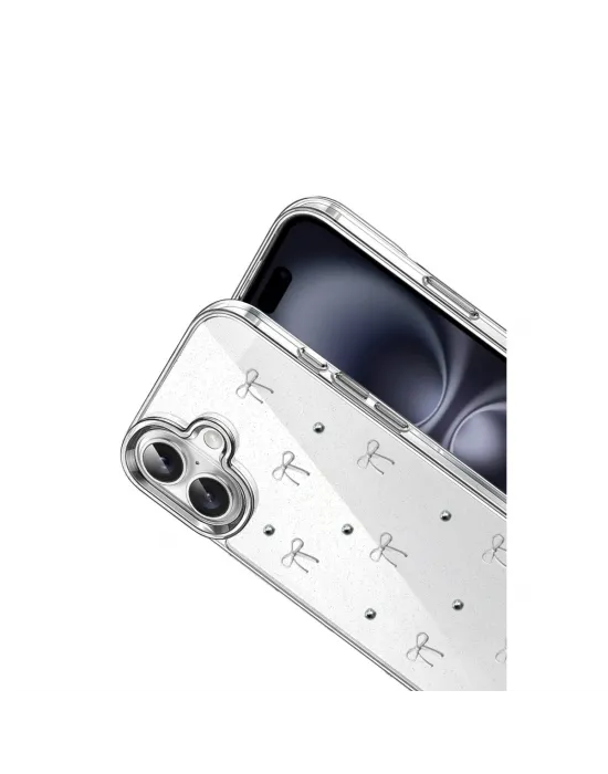 Apple İphone 16 Fiyonk Desenli Kapak - Desen 5