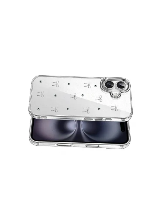 Apple İphone 16 Fiyonk Desenli Kapak - Desen 5