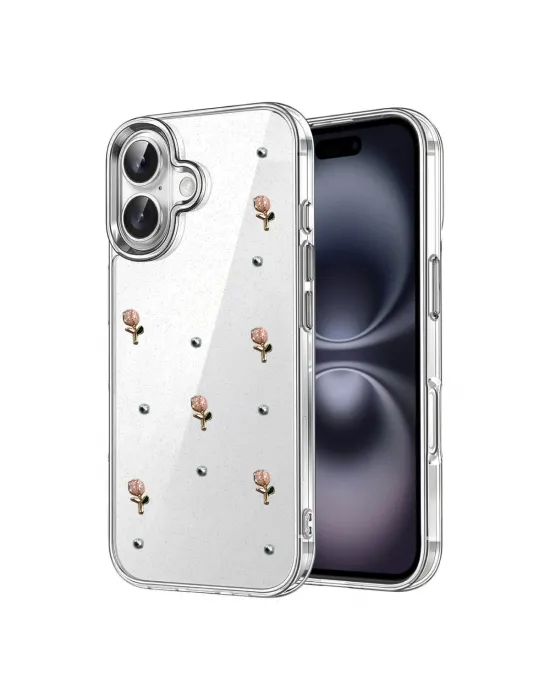 Apple İphone 16 Fiyonk Desenli Kapak - Desen 6