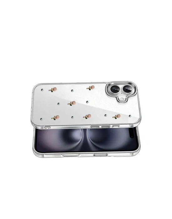 Apple İphone 16 Fiyonk Desenli Kapak - Desen 6