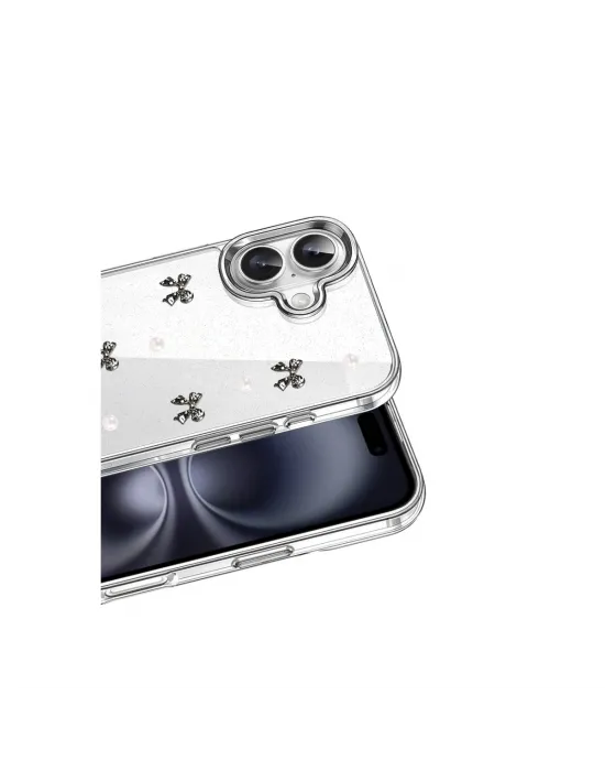 Apple İphone 16 Fiyonk Desenli Kapak - Desen 8
