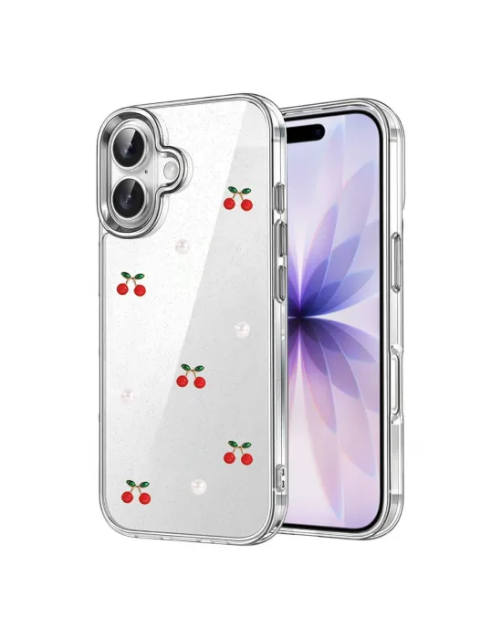 Apple İphone 16 Fiyonk Desenli Kapak - Desen 9