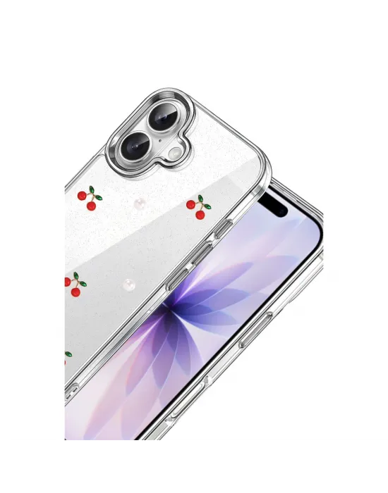 Apple İphone 16 Fiyonk Desenli Kapak - Desen 9