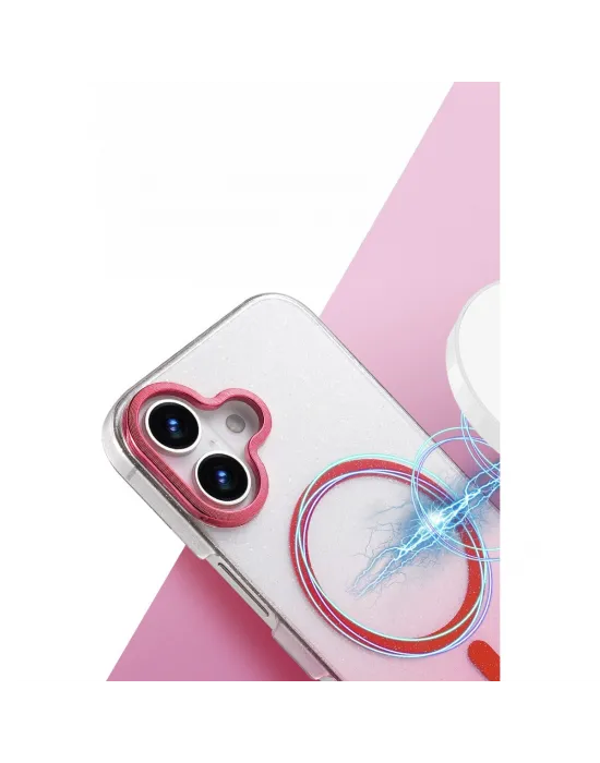 Apple İphone 16 Glossy Magsafe Kapak - Çöl Titanyum
