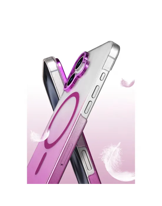 Apple İphone 16 Glossy Magsafe Kapak - Mor
