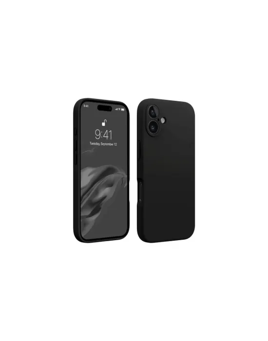 Apple İphone 16 Kılıf First Silikon - Siyah