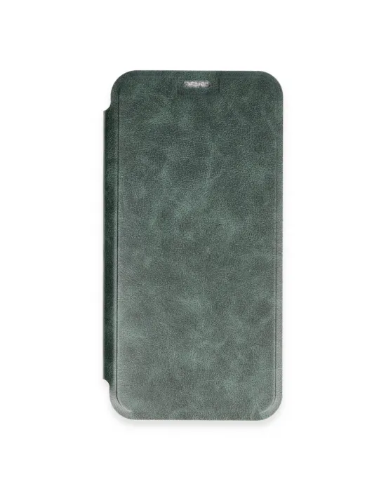 Apple İphone 16 Kılıf Flip Cover - Koyu Yeşil