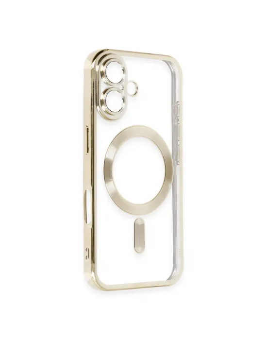 Apple İphone 16 Kılıf Kross Magneticsafe Kapak - Gold