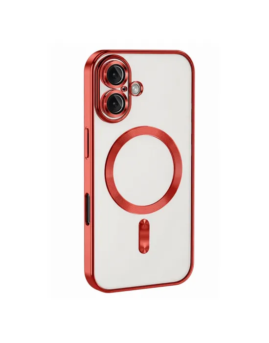 Apple İphone 16 Kılıf Kross Magneticsafe Kapak - Kırmızı