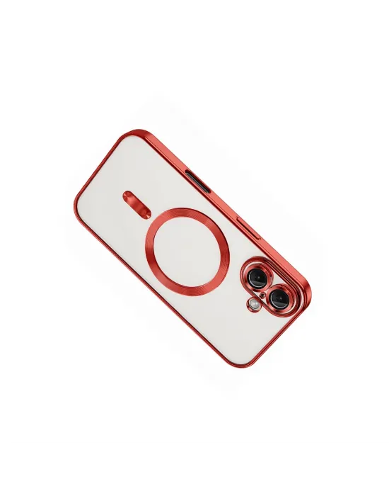 Apple İphone 16 Kılıf Kross Magneticsafe Kapak - Kırmızı