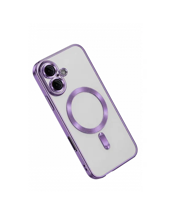 Apple İphone 16 Kılıf Kross Magneticsafe Kapak - Mor