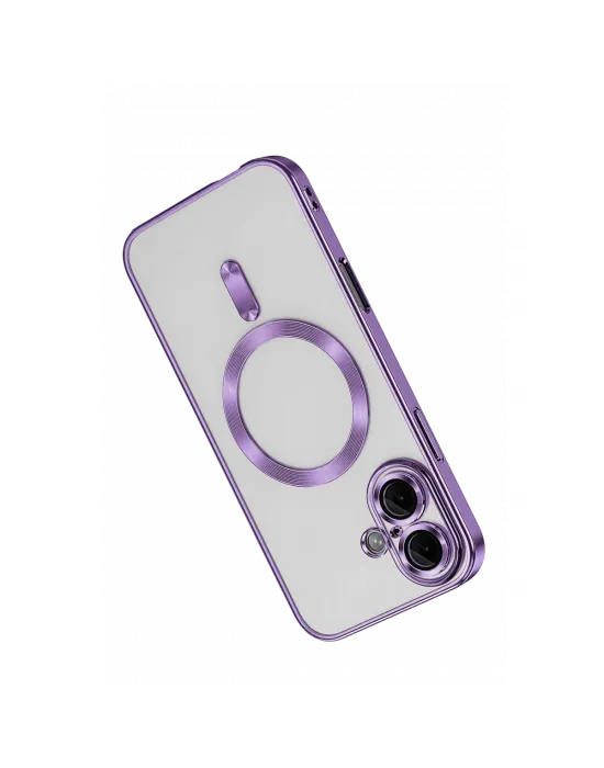 Apple İphone 16 Kılıf Kross Magneticsafe Kapak - Mor